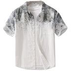 Menswear Hanging Dyed Short-sleeved Shirt Pure Cotton - D&A