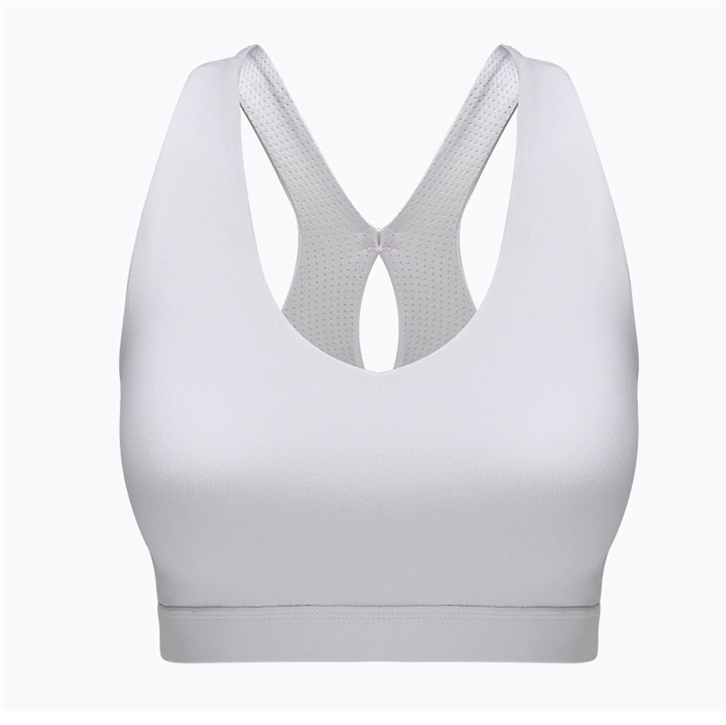 Breathable Yoga Bra White - D&A