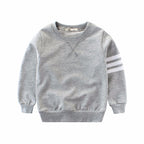 Boy's long sleeve round neck pullover - D&A