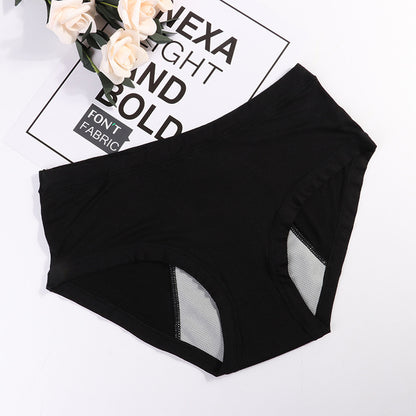 Leakproof Women Panties Waterproof Menstrual Underwear Heavy Black - D&A