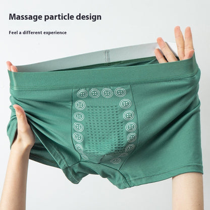 Men's Massage Particles Breathable Bottom Skin-friendly Underwear - D&A