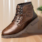 Male Martin Boots Leisure Plus Size Zip Ankle Boots - D&A