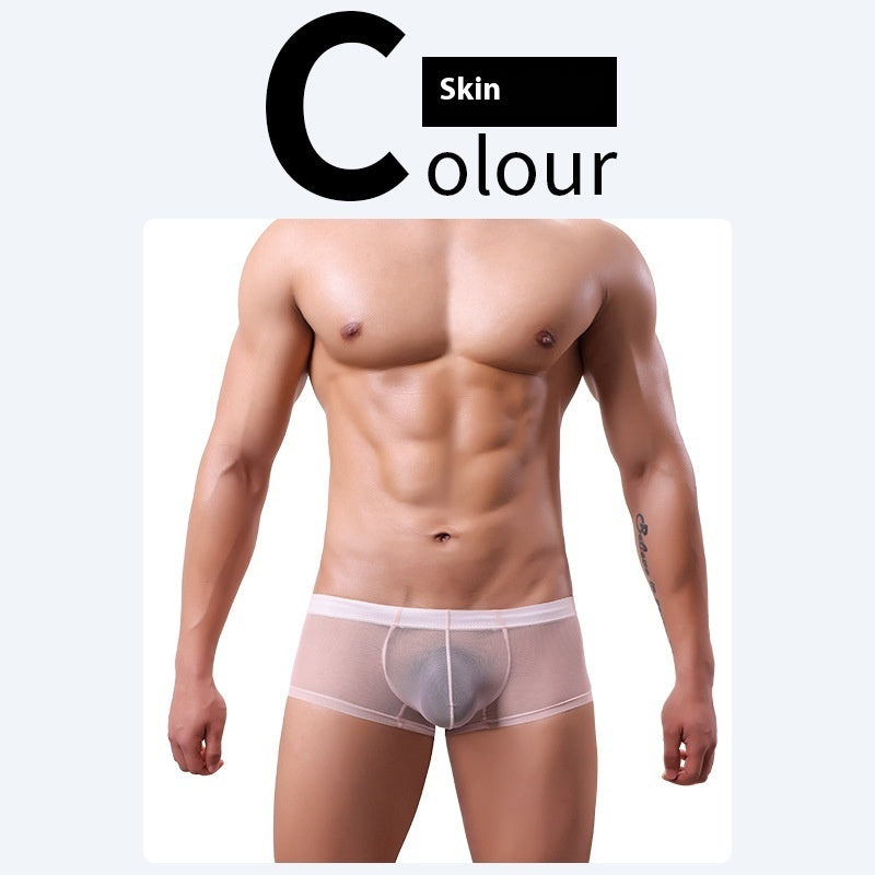 Men's 20D Ice Silk Net Yarn Underwear Thin Skin Color - D&A