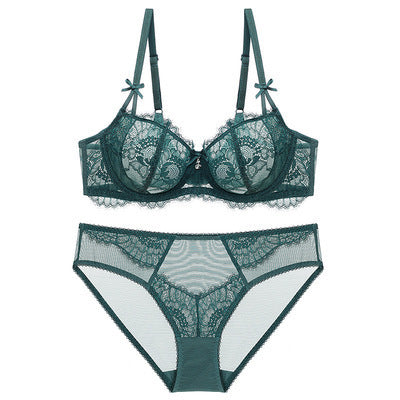 Breathable bra set Green - D&A