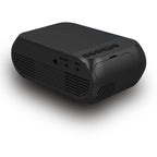 Projector supports HD 1080P mini home pico projector Black - D&A