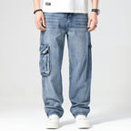 Hip Hop Men's Nostalgic Retro Multi-pocket Pants - D&A