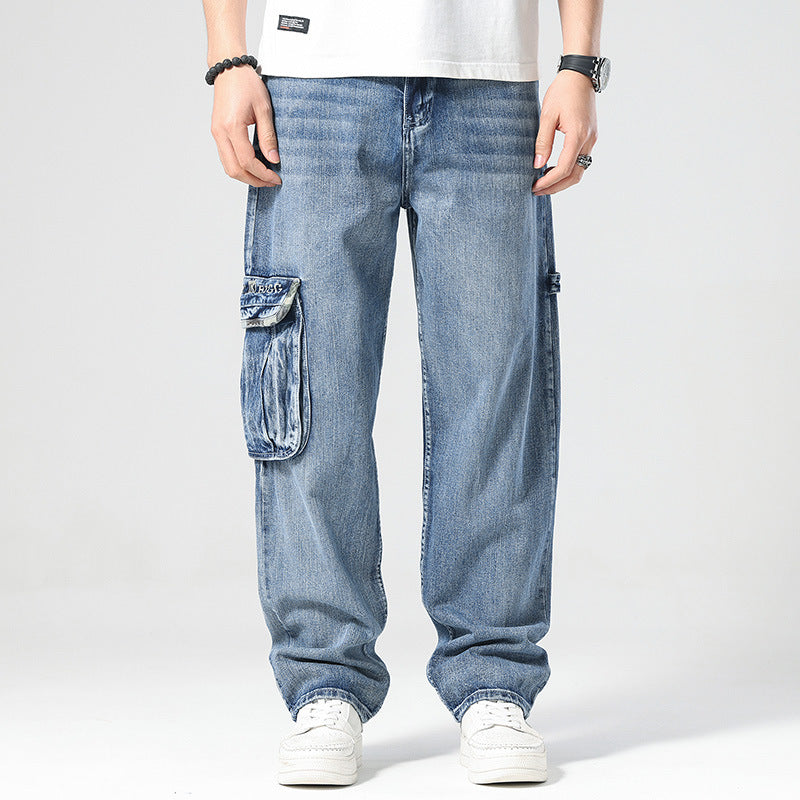 Hip Hop Men's Nostalgic Retro Multi-pocket Pants - D&A