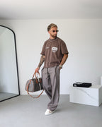 Men's Casual Striped Lace-Up Pants - D&A