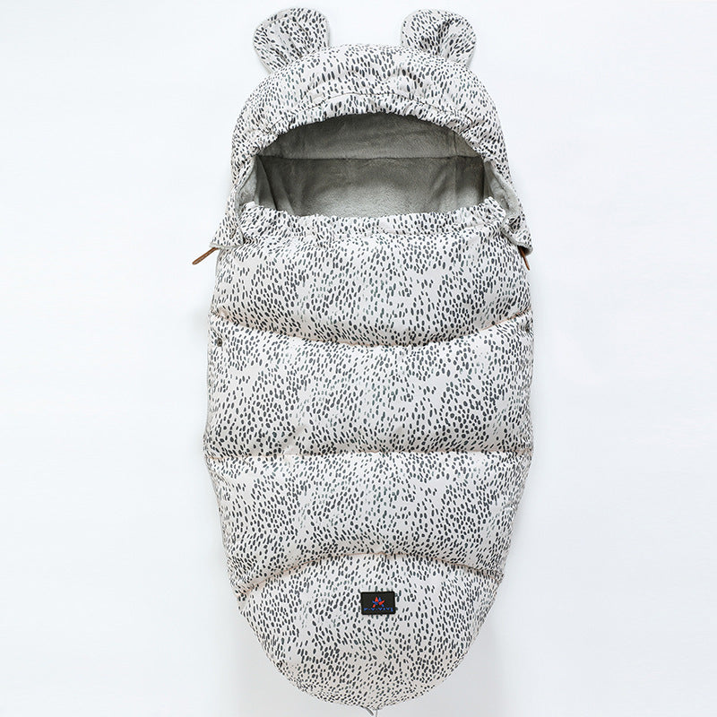 New baby stroller sleeping bag Dark gray 100cm - D&A
