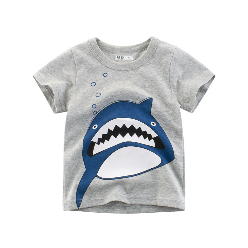 Fashion new children's T-shirt Grey - D&A