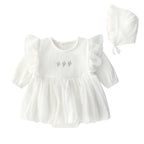Baby princess fluffy dress White - D&A