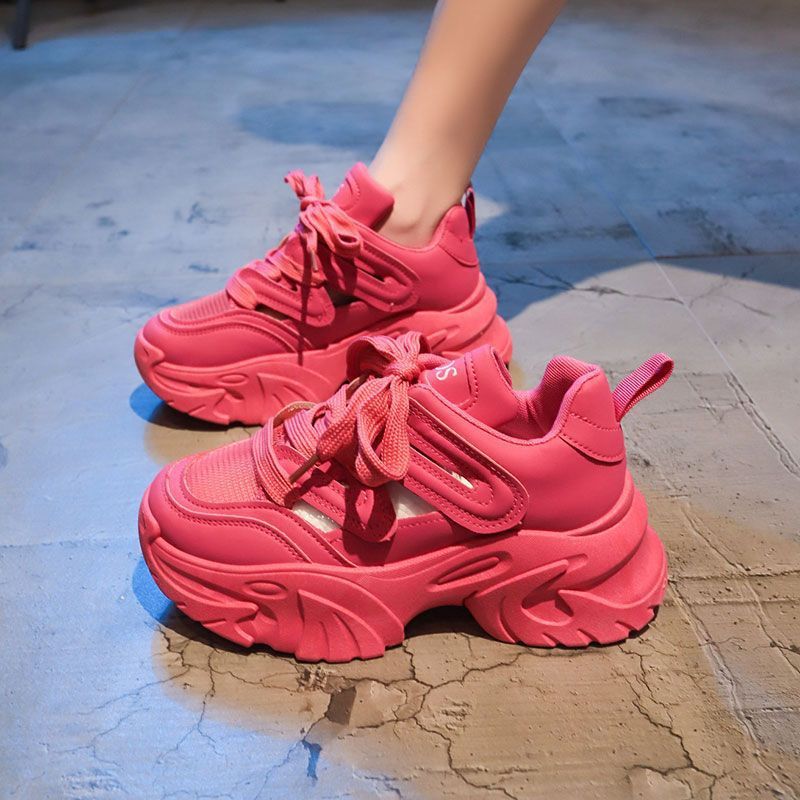 Height Increasing Thick Bottom Women's Sports Casual Shoes - D&A