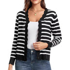 Fashion Short Knitted Cardigan Coat - D&A