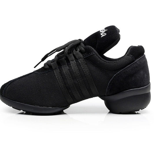 Canvas Modern Dancing Shoes Rubber Sole Indoor And Outdoor Elevator Shoes - D&A