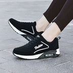 Spring Leather Plus Size Air Cushion Sports Shoes - D&A