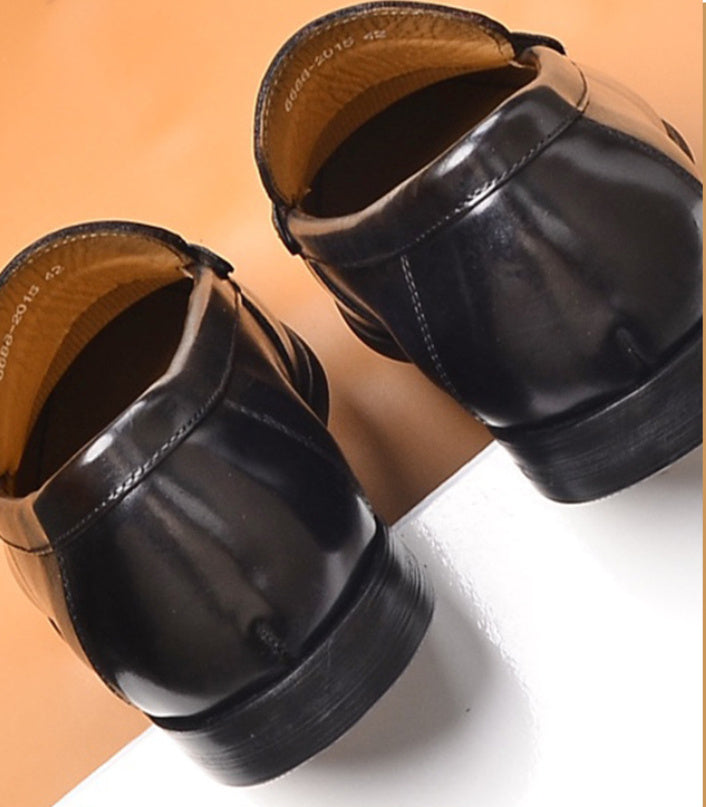 Men's Fashion Breathable Casual Leather Shoes - D&A