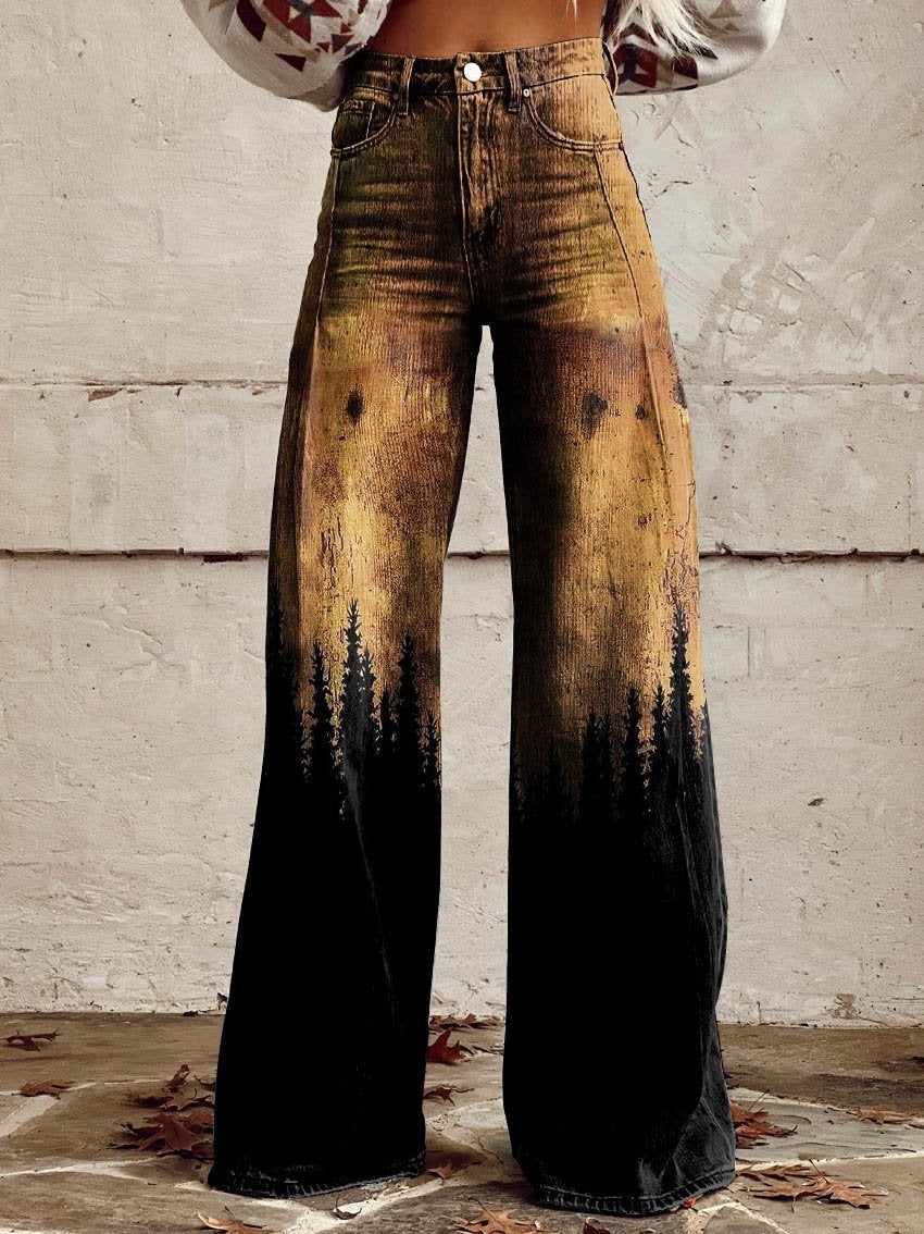 Hot Selling Plus Size Women's Casual Pants Thin Imitation Jeans F - D&A