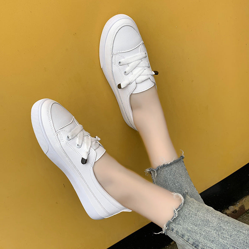 Women's White Shoes Personalized Stylish And Simple Casual - D&A