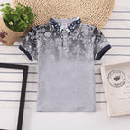 Kids Shirt Boys Tops Children Clothes Wear 1grey - D&A