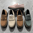 Leather Plus Size Casual Women's Shoes - D&A