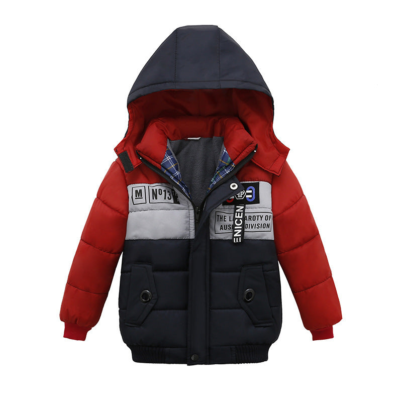 Small And Medium-Sized Boys Cotton-Padded Jackets 5style - D&A
