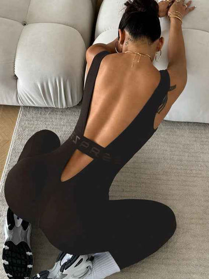Yoga Tight Jumpsuit One-piece High Elastic Fitness One-piece