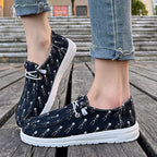 Women's Canvas Casual Plus Size Halloween Versatile Soft Sole Shoes - D&A
