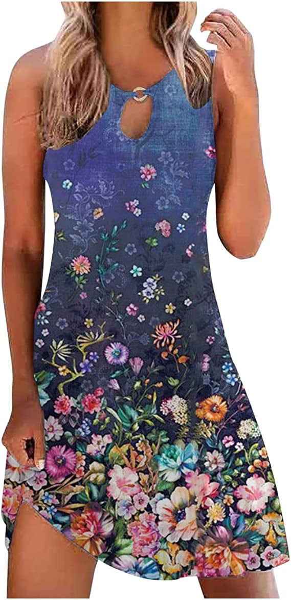Commuter Flat Top Strap Printed Skirt