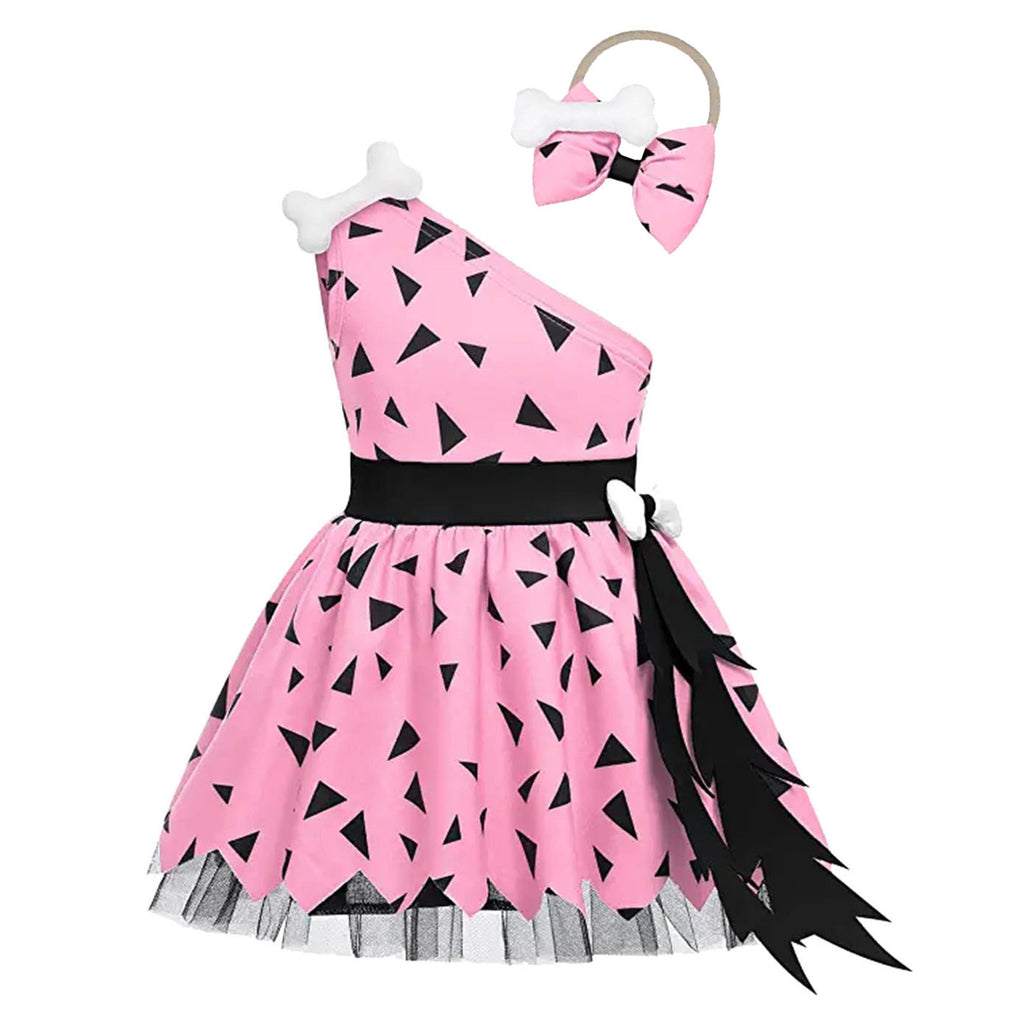 Girls Fashion Simple Halloween Mesh Costume Suit - D&A