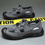 Summer Beach Hole Wading Rotating Button Sandals Men's Casual Shoes - D&A