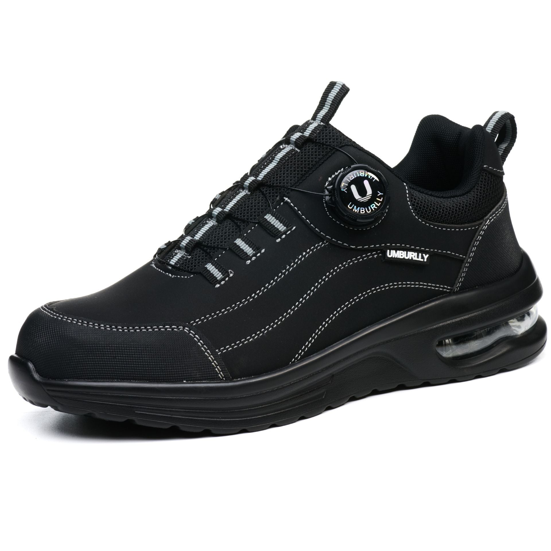 Wear Resistant Safety Work Shoes For All Seasons FZ5172 Black - D&A