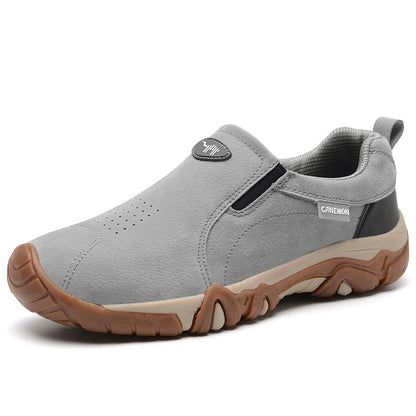 Plus Size Outdoor Sports Soft Sole Casual Men's Shoes 836 Gray - D&A