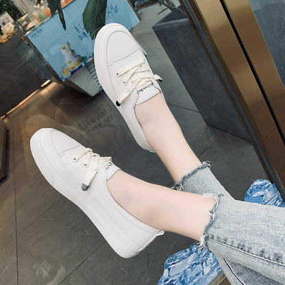 Women's White Shoes Personalized Stylish And Simple Casual - D&A