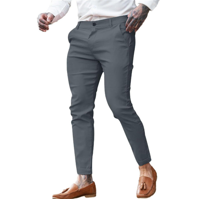 Men's Twill Cotton Stretch Fashion Slim Pencil - D&A