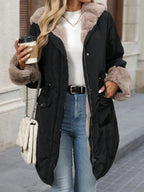 Women's Warm And Fashionable Jacket With Soft Thermal Lined And Pockets - D&A