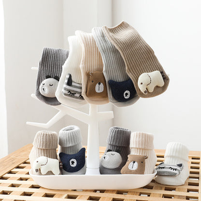 Baby Socks Dispensing Glue Non-Slip Loose Baby Socks Children Floor Socks - D&A