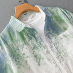 Menswear Hanging Dyed Short-sleeved Shirt Pure Cotton - D&A