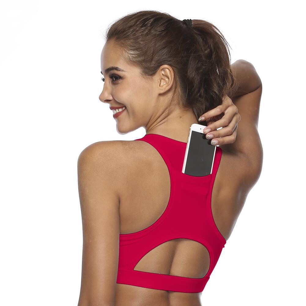 woman sports bra Red - D&A