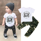 Summer Boy Clothes Cotton T-Shirt Pants - D&A