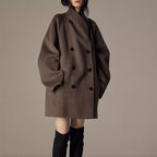 Elegant Winter Double-sided Wool Women's Coat - D&A