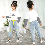 Big Children Loose Children In Spring Beggar Pants - D&A