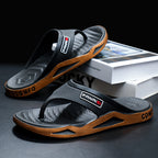 Men's Wear-resistant Casual Outdoor Wear Slippers For Summer Soft Back Thick Back Fashion Flip-flop - D&A