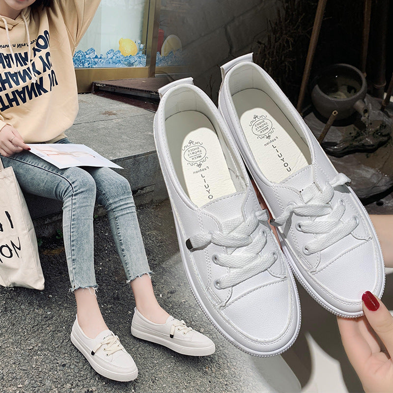 Women's White Shoes Personalized Stylish And Simple Casual - D&A