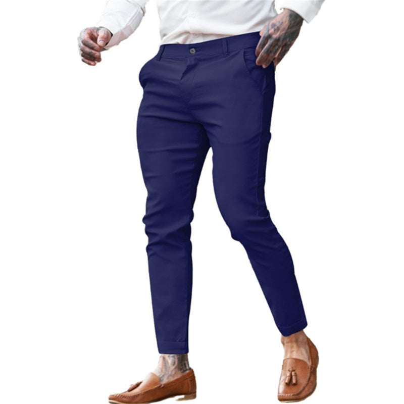 Men's Twill Cotton Stretch Fashion Slim Pencil - D&A