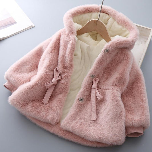Baby Winter Clothes Kids Plus Velvet Padded Wool Sweater - D&A