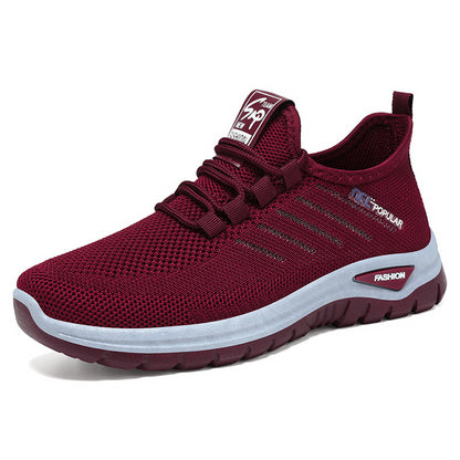 Sneaker Men's New Lightweight Comfortable Soft Bottom Walking GYF11 Red - D&A