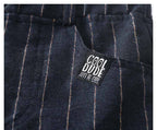 Striped Trousers Boys Kids Kids Elastic Waist Casual Pants - D&A