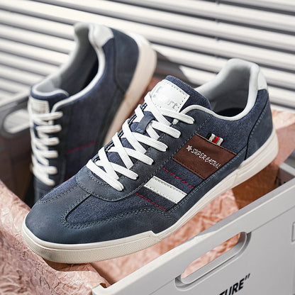 New Plus Size Denim Men's Outdoor Casual Shoes - D&A