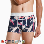 Men's Pocket Underwear Boxer Pure Cotton Digital Printing Soft And Colorfast - D&A
