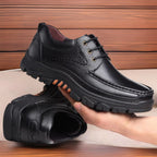 Casual Leather Shoes Men's Summer Breathable Non-stinky Feet Work Shoes - D&A